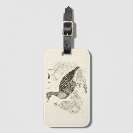 Eidereend Bagage Label (Voorkant (verticaal))