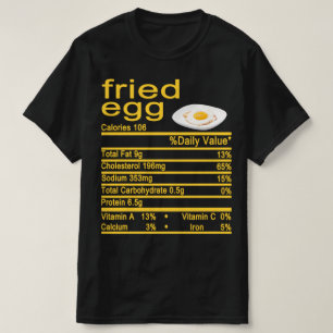 Eiengefrituurd Voedingskenmerk T-shirt