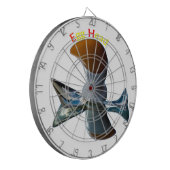 Eienkop Quirky Design Dartbord (Voorkant Links)