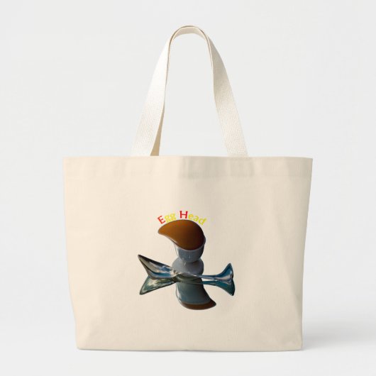 Eienkop Quirky Design Grote Tote Bag (Voorkant)