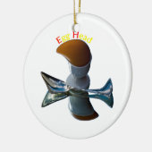 Eienkop Quirky Design Keramisch Ornament (Links)