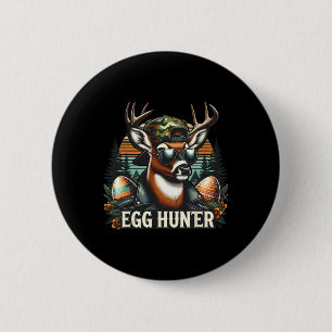Eier Jager Hert Bok Achteruit Dop Hertenjacht Gema Ronde Button 5,7 Cm