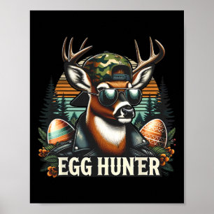 Eier Jager Hert Bok Achterwaartse Cap Hert Jagen P Poster