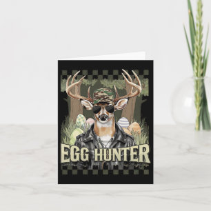 Eier Jager Hert Bok Byckward Cap Hert Jagen Pasen Kaart