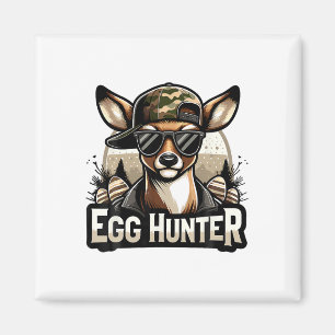 Eier Jager Hert Buck Byckward Cap Hert Jagen Pasen Magneet