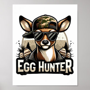 Eier Jager Hertenbok Achteruit Dop Hertenjacht Eas Poster