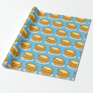 Eier taart cartoon illustratie cadeaupapier