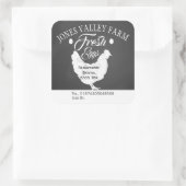 Eierbox met vrije uitloop Etiket boerderij (Tas)