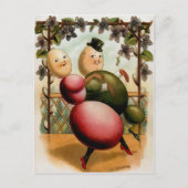  eierdansers Pasen Briefkaart (Voorkant)