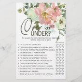 Eierdopje Blush Roze Rozen Bloemenspel Over of Ond Flyer (Voorkant)