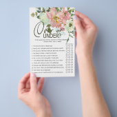 Eierdopje Blush Roze Rozen Bloemenspel Over of Ond Flyer (Hand)