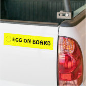 Eieren aan boord van de bumpersticker (Op Truck)