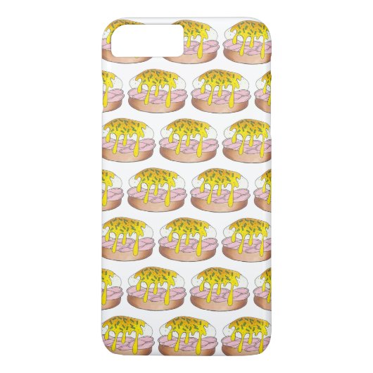 Eieren Benedict Breakfast Diner Food Foodie Ham Case-Mate iPhone Case (Achterkant)