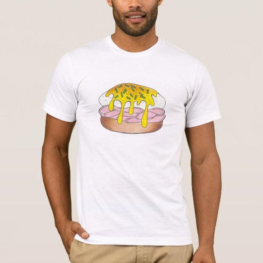 Eieren Benedict Diner Breakfast Food Eibodie T-shirt (Voorkant)