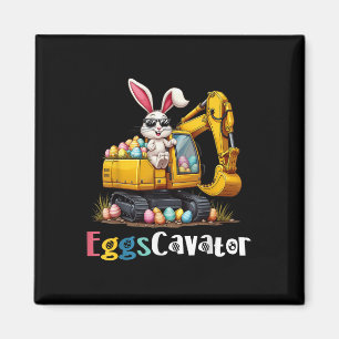 Eieren-cavator Paashaas graafmachine peuter jongen Magneet