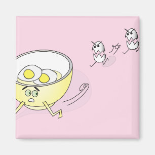 Eieren die een Bowl Magnet veroveren Magneet