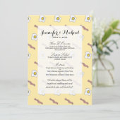 Eieren en Bacon Breakfast Foodie Funny Pattern Menu (Staand voorkant)
