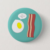 Eieren en Bacon Button (Voorkant)