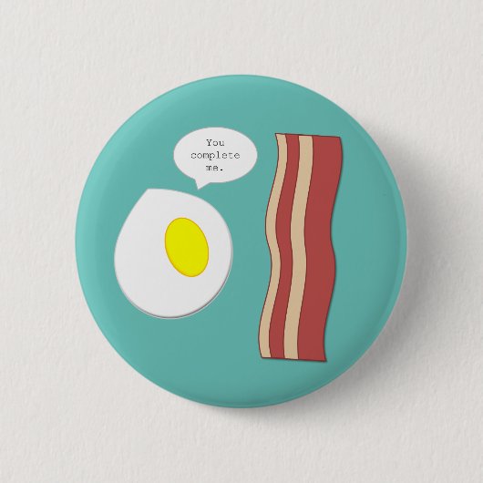 Eieren en Bacon Button (Voorkant)