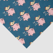 Eieren en Bacon-weefselpapier Tissuepapier (Detail)