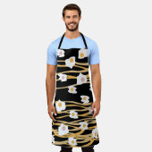 Eieren en noedels Inwendige patronen Schort (Gedragen)