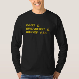 Eieren en ontbijt en volkshuisvesting t-shirt
