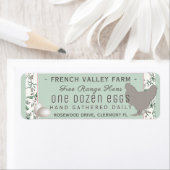 Eieren Etiket Rendement Adres Grootte Hen en Eiere (Insitu)