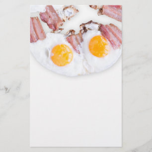 Eieren, gedroogd, met bacon flyer