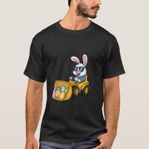 Eieren graver Paaseieren jacht Bouwtruck Peuter T-shirt