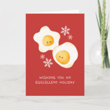Eieren Kerstkaart