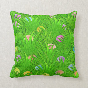 Eieren met kleur in Grass Pillow Kussen