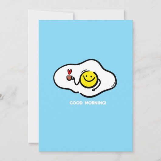 Eieren, tot op de ochtend kaart (Voorkant)