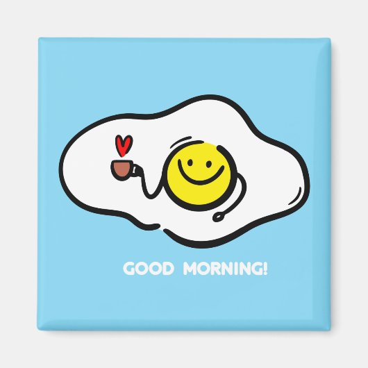 Eieren, tot op de ochtend magneet (Voorkant)