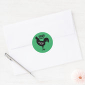 Eieren uit vrije uitloop ronde sticker (Envelop)