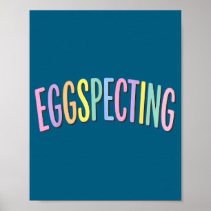 Eieren verwachtend Pasen zwangerschap Poster
