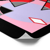 Eieren zwart gescrappled poster (Hoek)