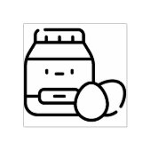 eiergif rubberstempel (Afrduk)
