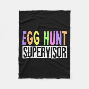 Eierjacht Supervisor - Eierjacht Squad Moms Adult Fleece Deken
