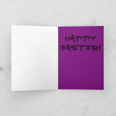 Eierjager Feestdagen Kaart (Binnen)