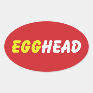 EIERKOP OVALE STICKER