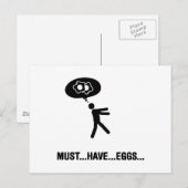 eierplaat briefkaart (Voorkant / Achterkant)