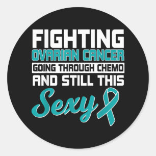 Eierstokkanker inspirerende vrouwen Moederdag 59 Ronde Sticker