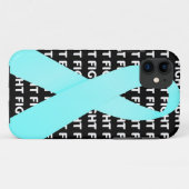Eierstokkanker lint Case-Mate iPhone case (Achterkant (horizontaal))