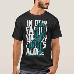 Eierstokkanker ondersteunende T-shirt familie eier