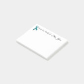 Eierstokkankerbewustzijn (volledig aanpasbaar) post-it® notes (Schuin)