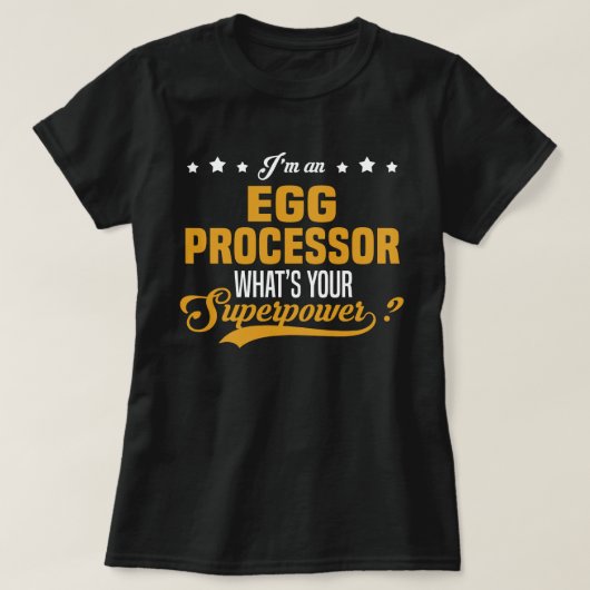 eierverwerker t-shirt (Design voorkant)