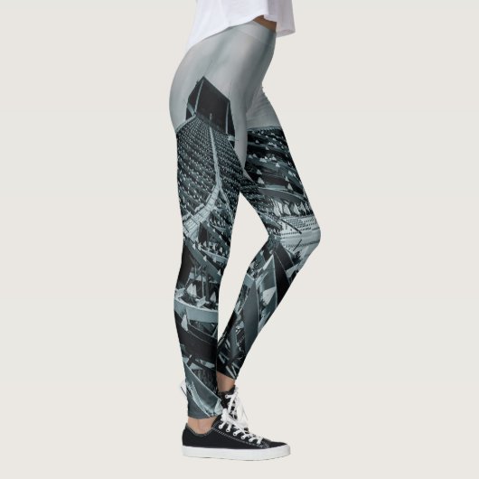 Eifel-toren Paris Steel en sky Leggings (Rechts)
