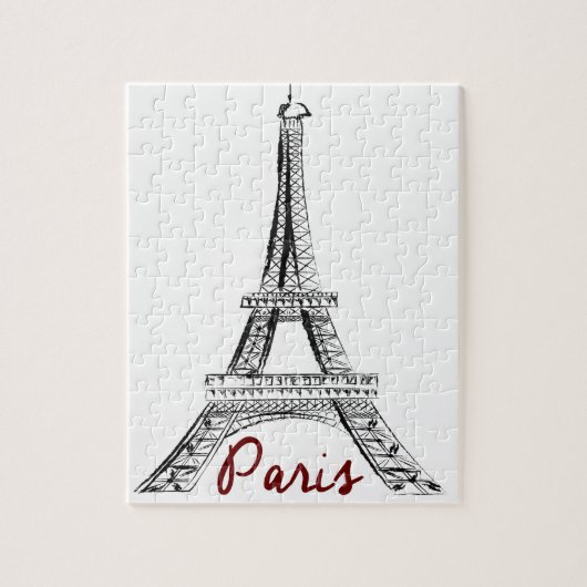 Eifel Tower - Parijs Legpuzzel (Verticaal)