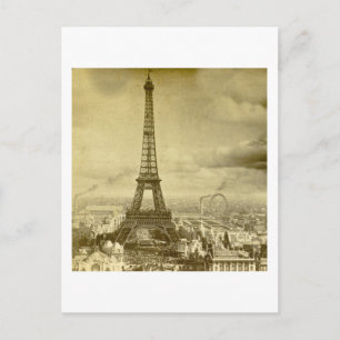  Eifel Tower Paris Frankrijk 1889 Briefkaart