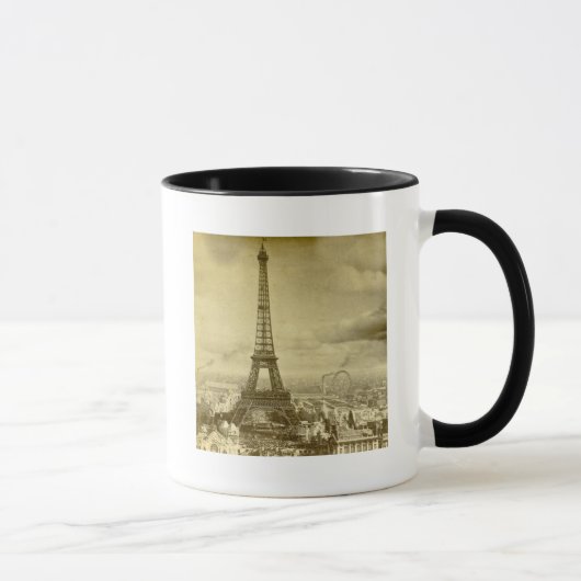  Eifel Tower Paris Frankrijk 1889 Mok (Rechts)